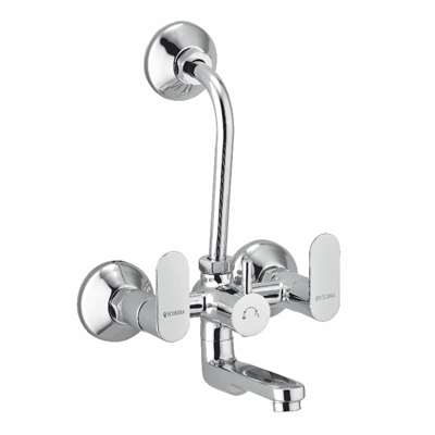 Wall Mixer Tel. with L-Bend